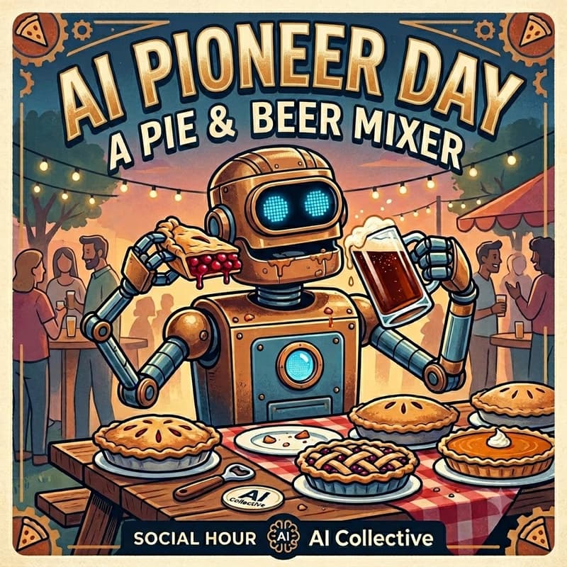 Cover Image for AI Pioneer Day: A Pie & Beer Mixer