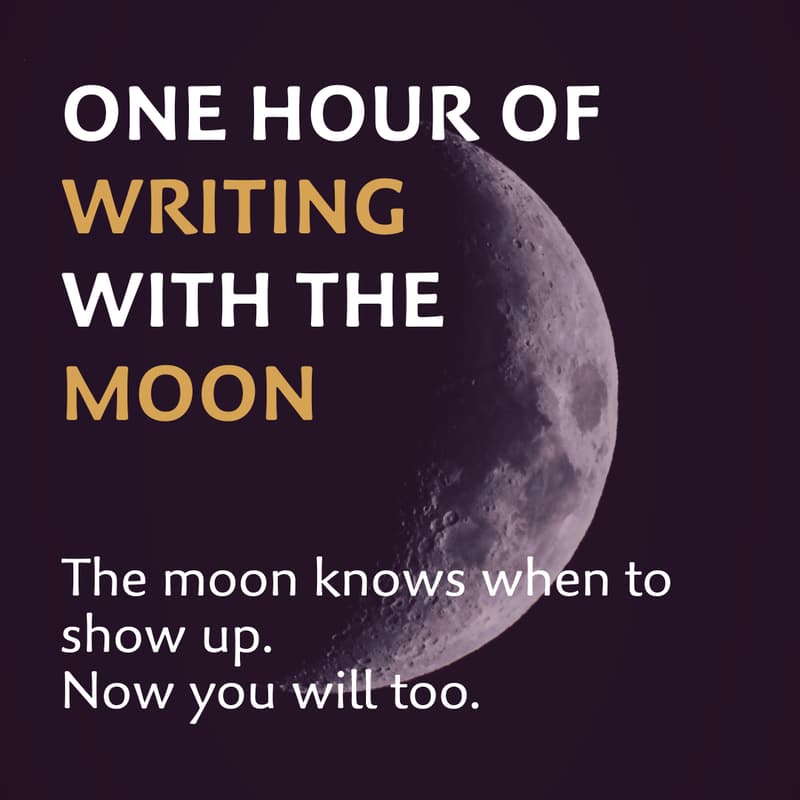 Cover Image for 🌙 One Hour of Writing with the Moon