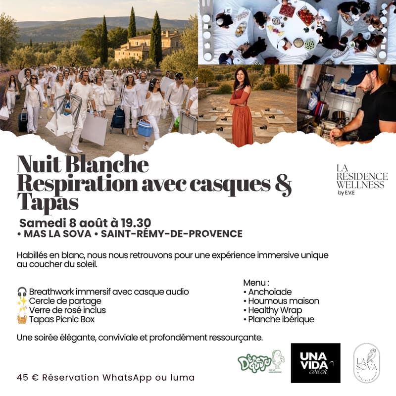 Cover Image for White Night Breathwork - Soirée Blanche with E.V.E