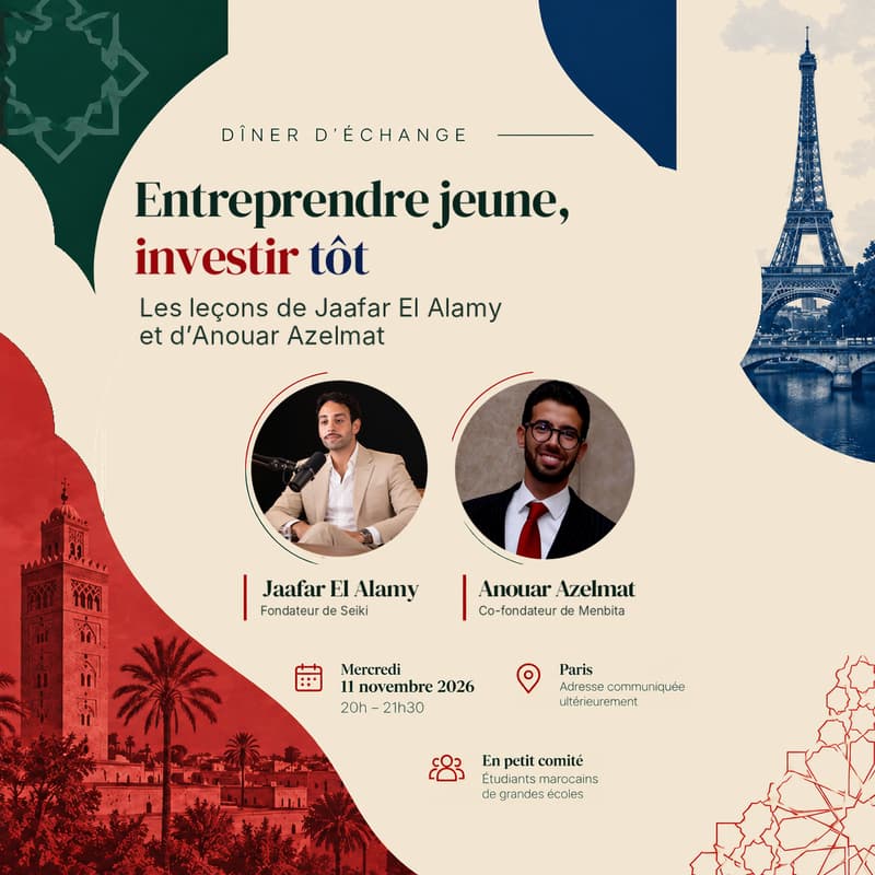 Cover Image for MAJLIS — Entreprendre jeune, investir tôt avec Jaafar El Alamy & Anouar Azelmat