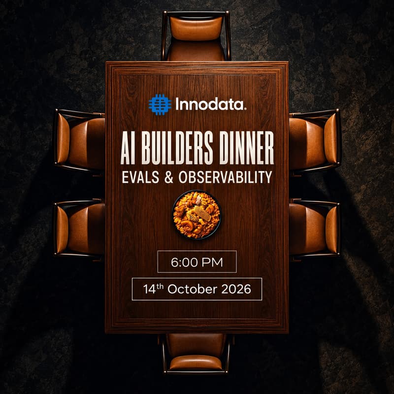 Cover Image for AI Builders Dinner - Evals & Observability