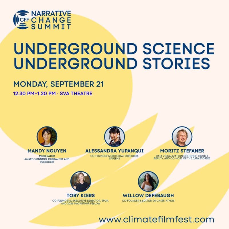 Cover Image for Underground Science. Underground Stories.