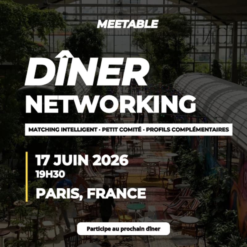 Cover Image for Meetable - Dîner Networking - Paris