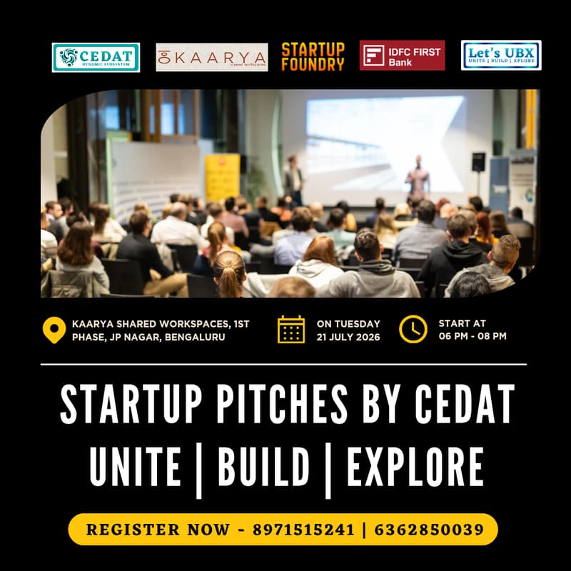 Cover Image for Startup Pitches by CEDAT