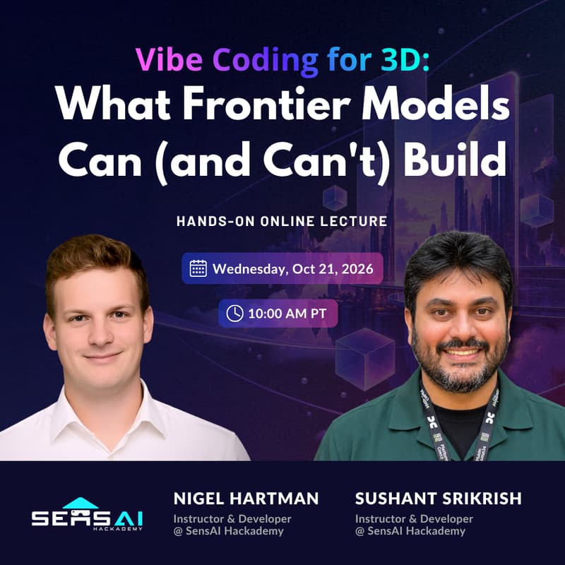 Cover Image for Vibe Coding for 3D: What Frontier Models Can (and Can't) Build