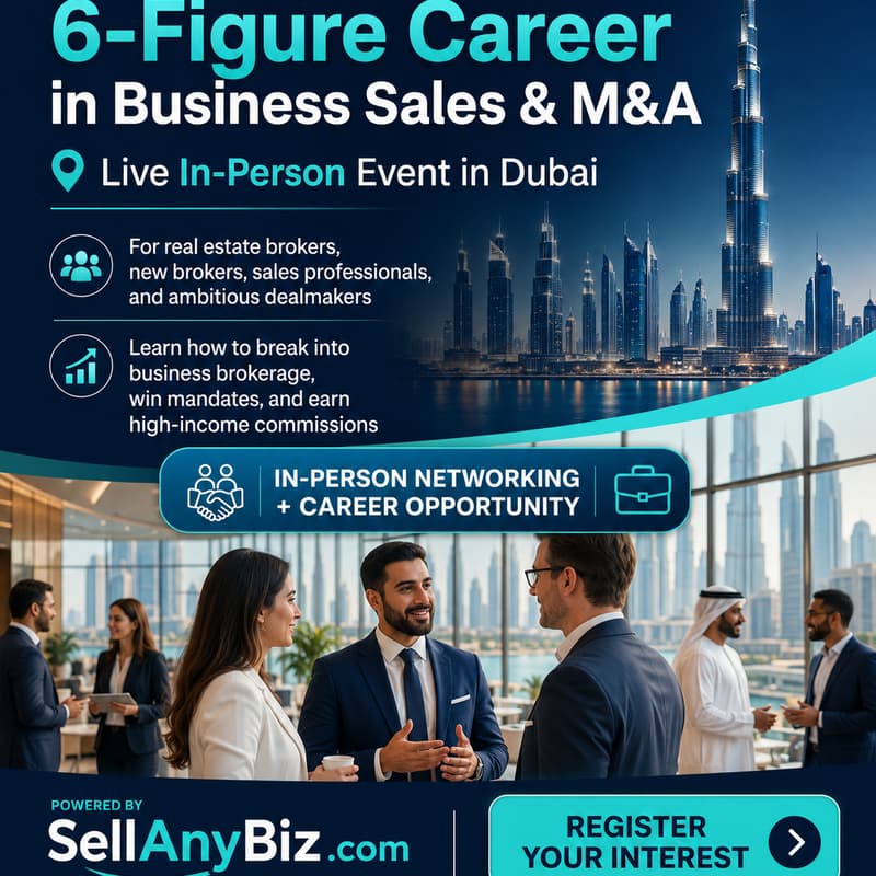 Cover Image for Build a 6-Figure Career in Business Sales and M&A with SellAnyBiz.com
