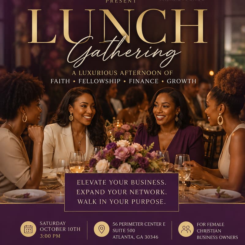Cover Image for The Proverbs & Prosperity Luncheon: Wisdom for the Woman, the Family & the Business