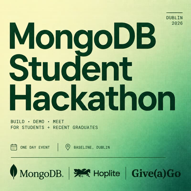 Cover Image for MongoDB Dublin Student Builder Day