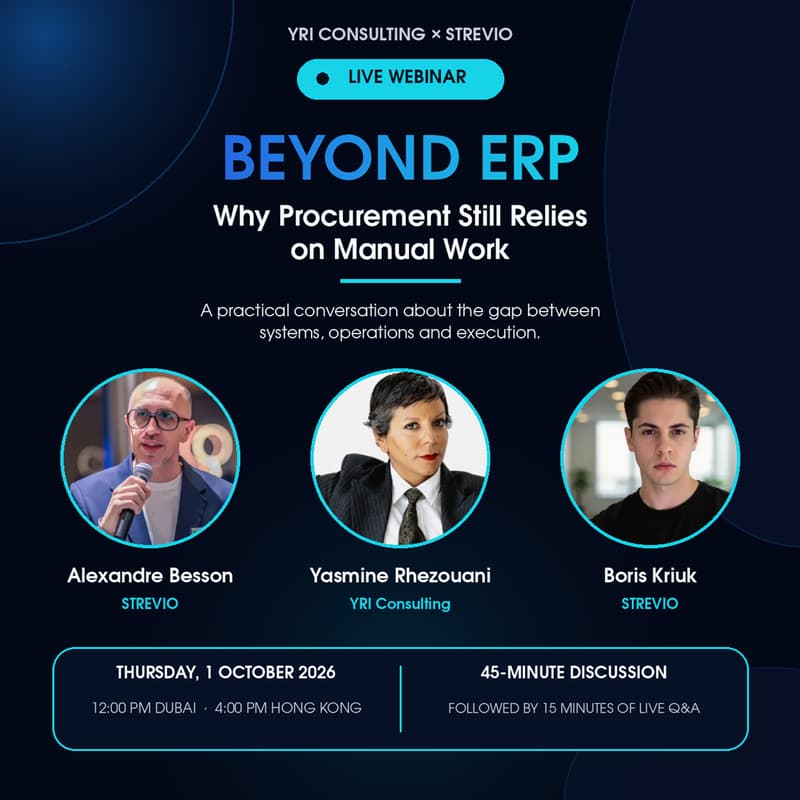 Cover Image for BEYOND ERP: Why Procurement Still Relies on Manual Work