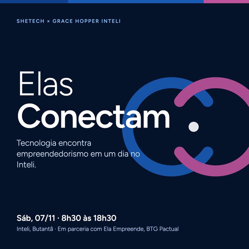 Cover Image for Elas Conectam: Inscrição Voluntárias BTG