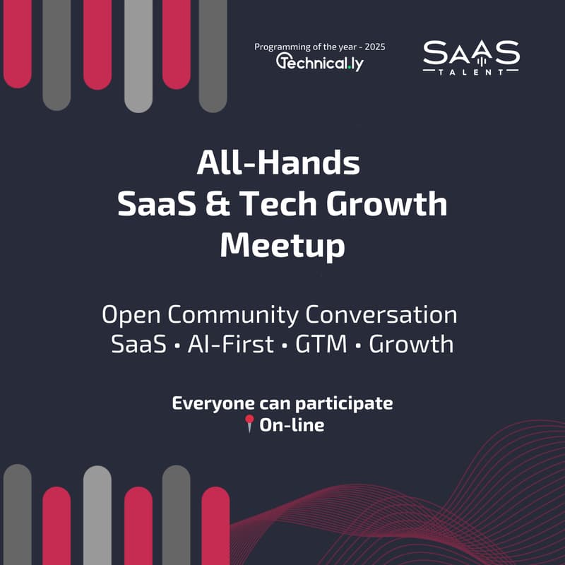 Cover Image for All-Hands SaaS & Tech Growth Meetup