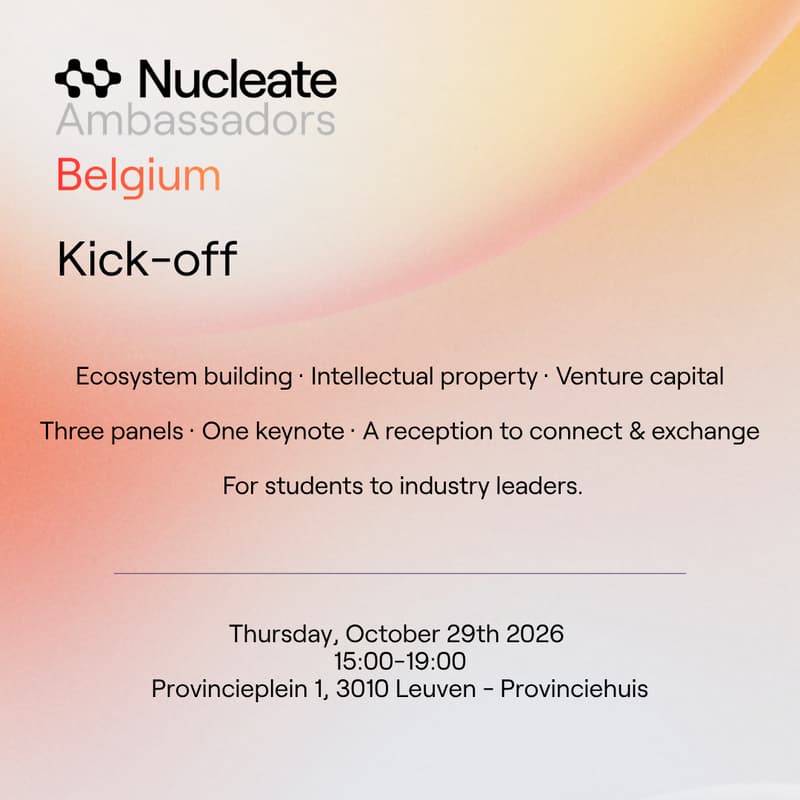 Cover Image for Nucleate Kick-off x Belgium