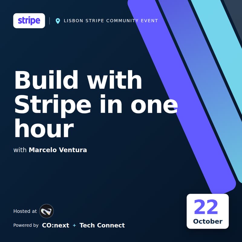 Cover Image for Build with Stripe in one hour