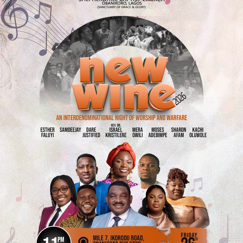 Cover Image for New Wine 2026 Gospel Concert
