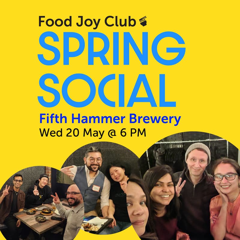 Cover Image for Food Joy 2026 Spring Social @Fifth Hammer