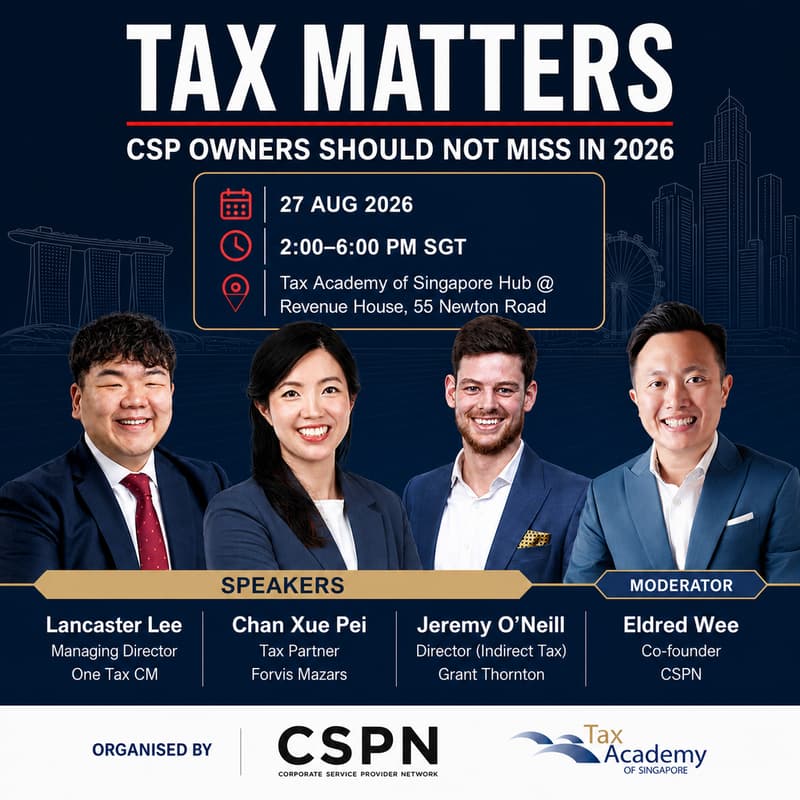 Cover Image for Tax Matters CSP Owners Should Not Miss in 2026