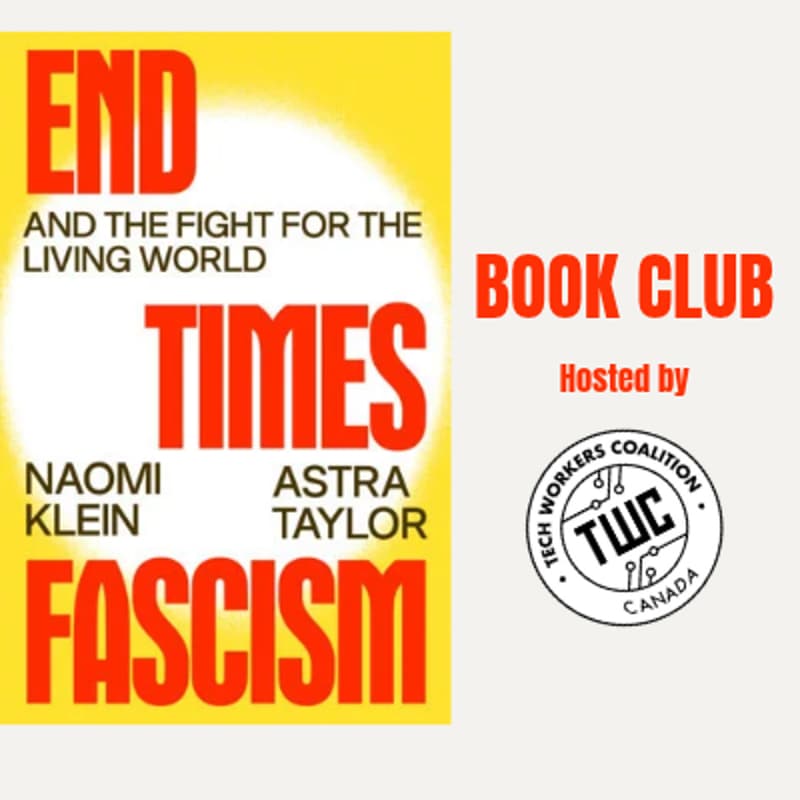 Cover Image for TWC Book Club: End Times Fascism