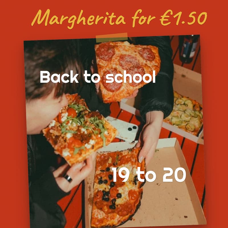Cover Image for €1.50 🍕 Back to School Treatment