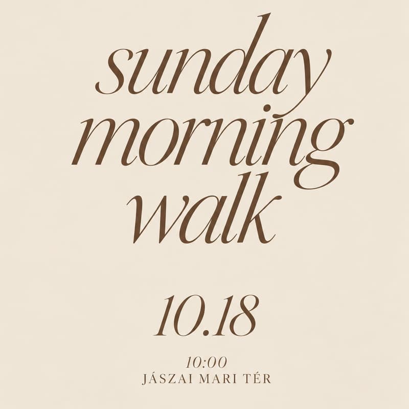 Cover Image for Cosy Sunday Morning Walk