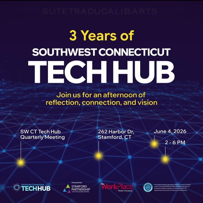 Cover Image for SW CT Tech Hub Meeting & Networking Reception #CTTechWeek