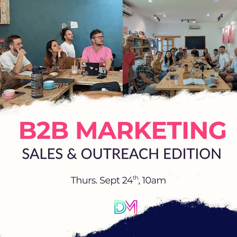Cover Image for Digital Marketers Exchange - Thurs, Sept 24th 10am
