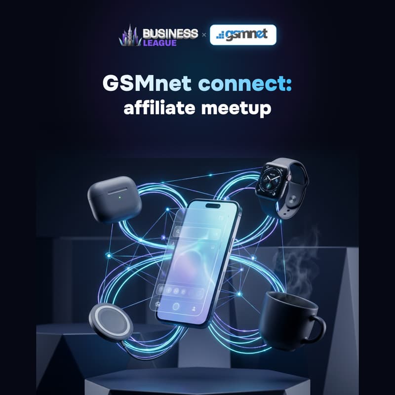 Cover Image for ☕ GSMnet Connect: BusinessLeague Affiliate Meetup (Zoom)