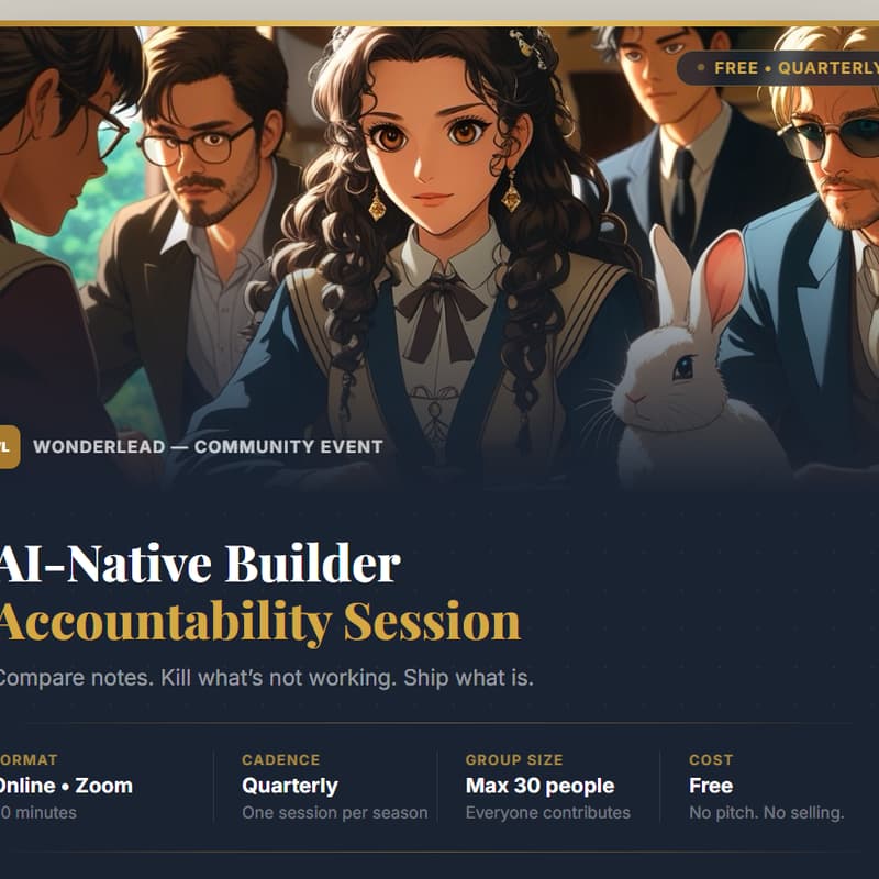 Cover Image for AI-Native Builder Accountability Session