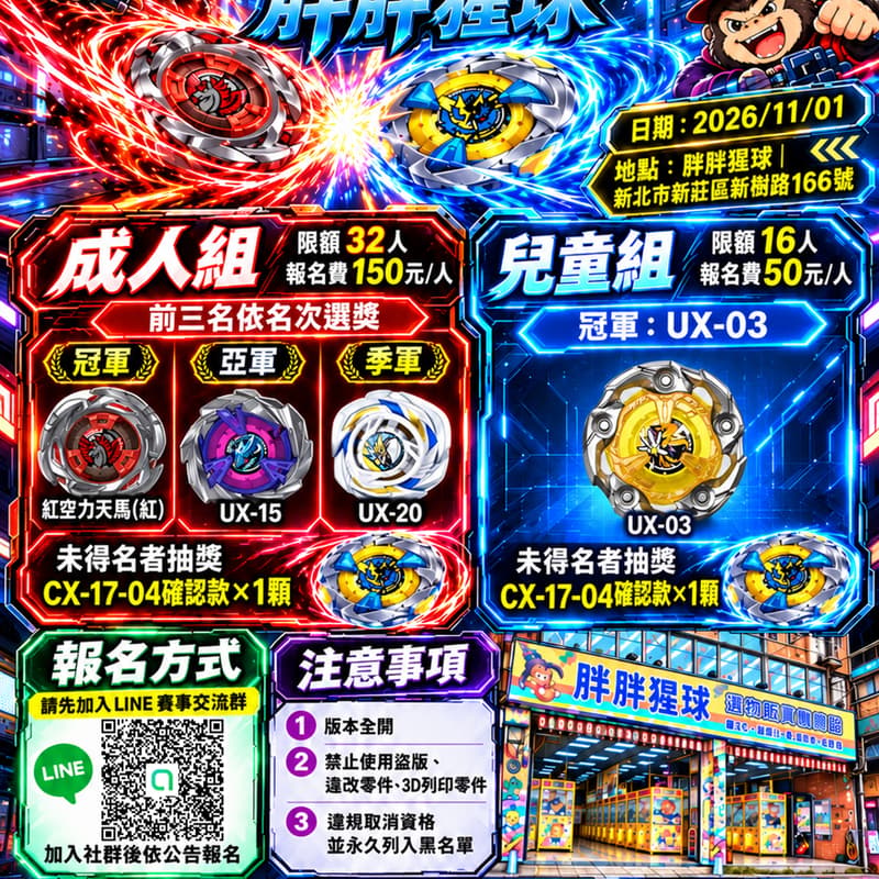 Cover Image for 胖胖猩球戰鬥陀螺比賽
