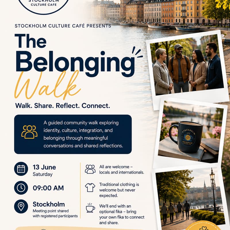 Cover Image for The Belonging Walk | Stockholm Culture Café