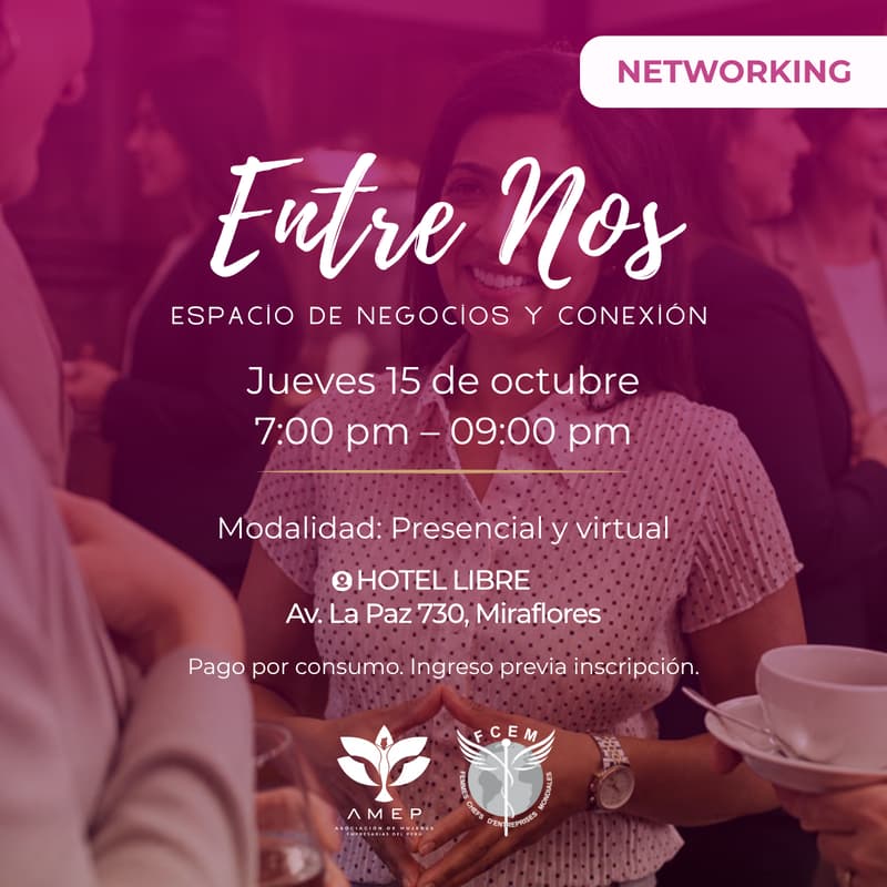 Cover Image for Networking: Entre Nos - Octubre