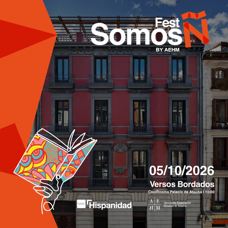 Cover Image for Versos Bordados x CoolRooms Palacio de Atocha