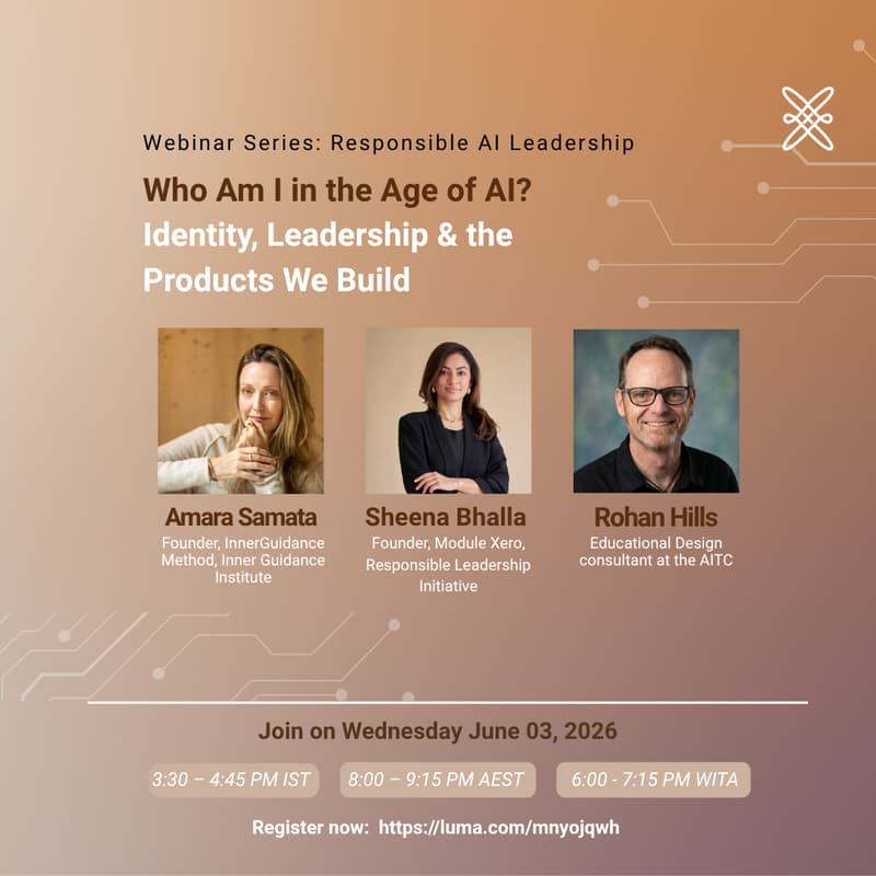 Cover Image for Who Am I in the Age of AI? Identity, Leadership & the Products We Build - with Amara Samata and Rohan Hills