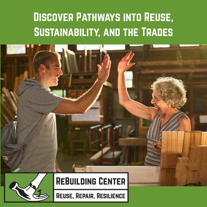 Cover Image for Discover Pathways into Reuse, Sustainability, and the Trades