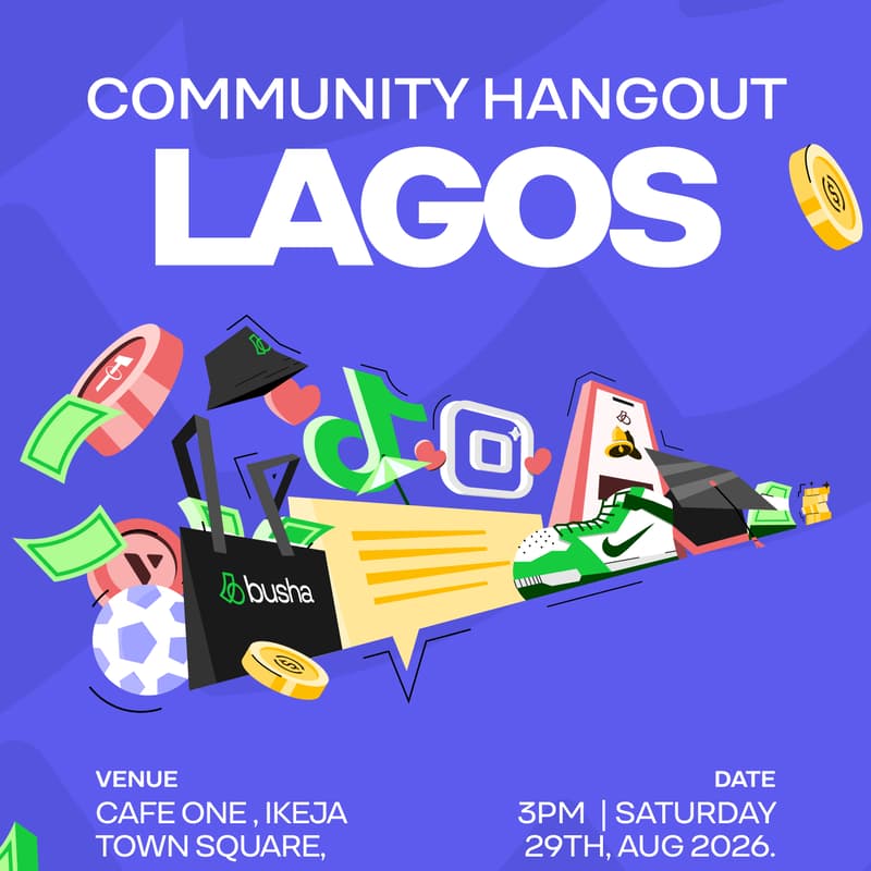 Cover Image for Busha Community Hangout (Lagos)