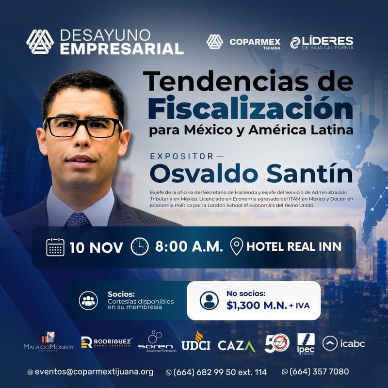 Cover Image for Evento - Desayuno Empresarial con Osvaldo Santín