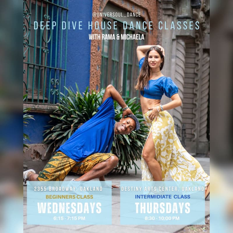 Cover Image for Beginners House Dance Class w/ Rama & Michaela
