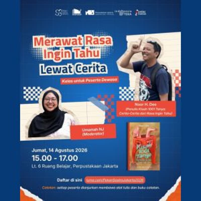 Cover Image for Merawat Rasa Ingin Tahu Lewat Cerita bersama Noor H. Dee dan Umamah NJ