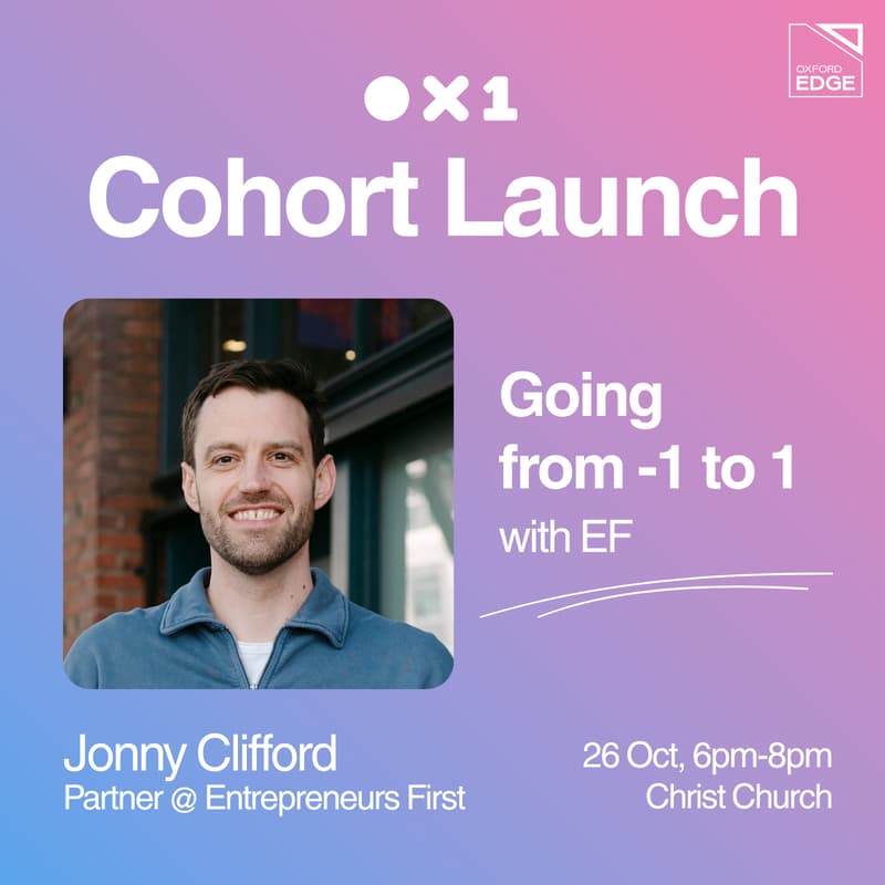 Cover Image for OX1 Cohort Launch