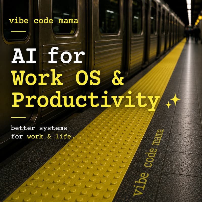 Cover Image for Vibe Code Mama | AI for Work OS & Productivity with Claude ✨