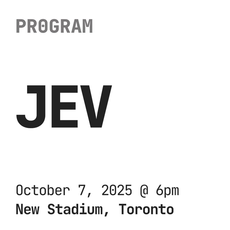 Cover Image for PROGRAM: JEV