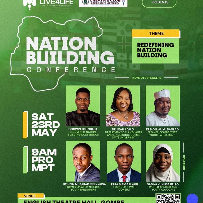 Cover Image for Nation Building Conference - Gombe State University.