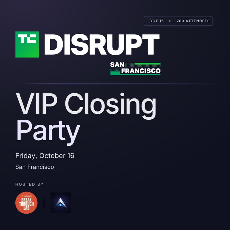 Cover Image for VIP Closing Party: Tech Crunch Disrupt