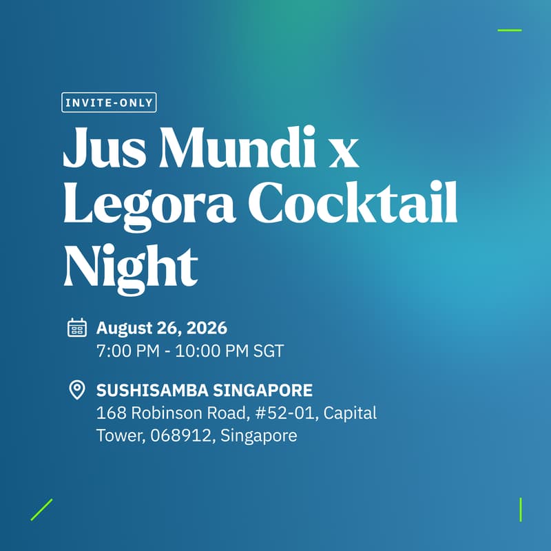 Cover Image for Jus Mundi x Legora Cocktail Night