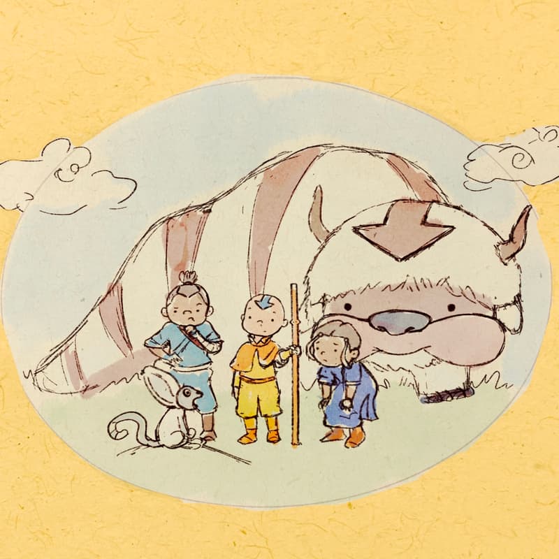 Cover Image for Watercolor Workshop ⬇️ Avatar the Last Airbender
