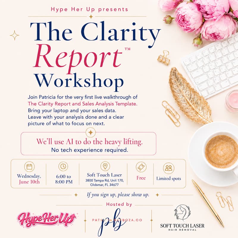 Cover Image for Hype Her Up: Clarity Report Workshop