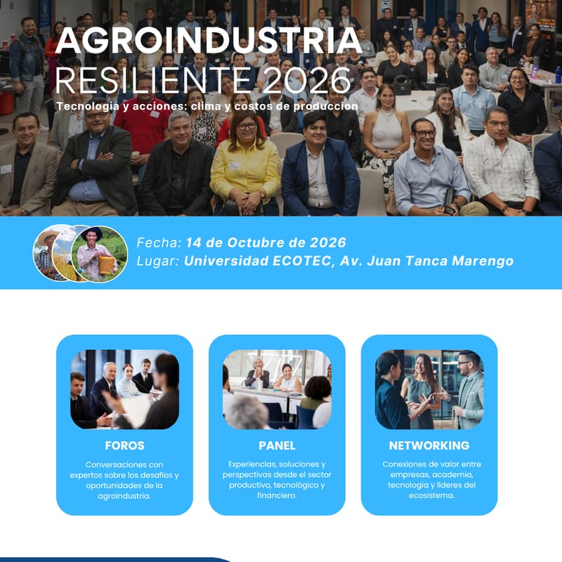 Cover Image for Agroindustria Resiliente 2026 - Tecnologia y acciones: clima y costos de produccion