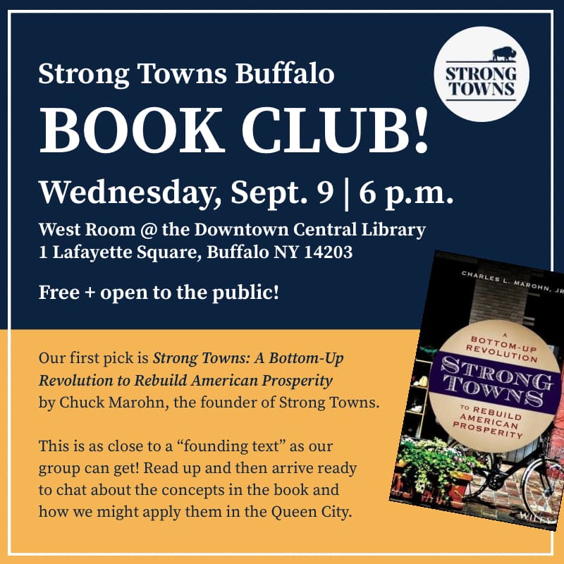 Cover Image for Strong Towns Buffalo - Book Club