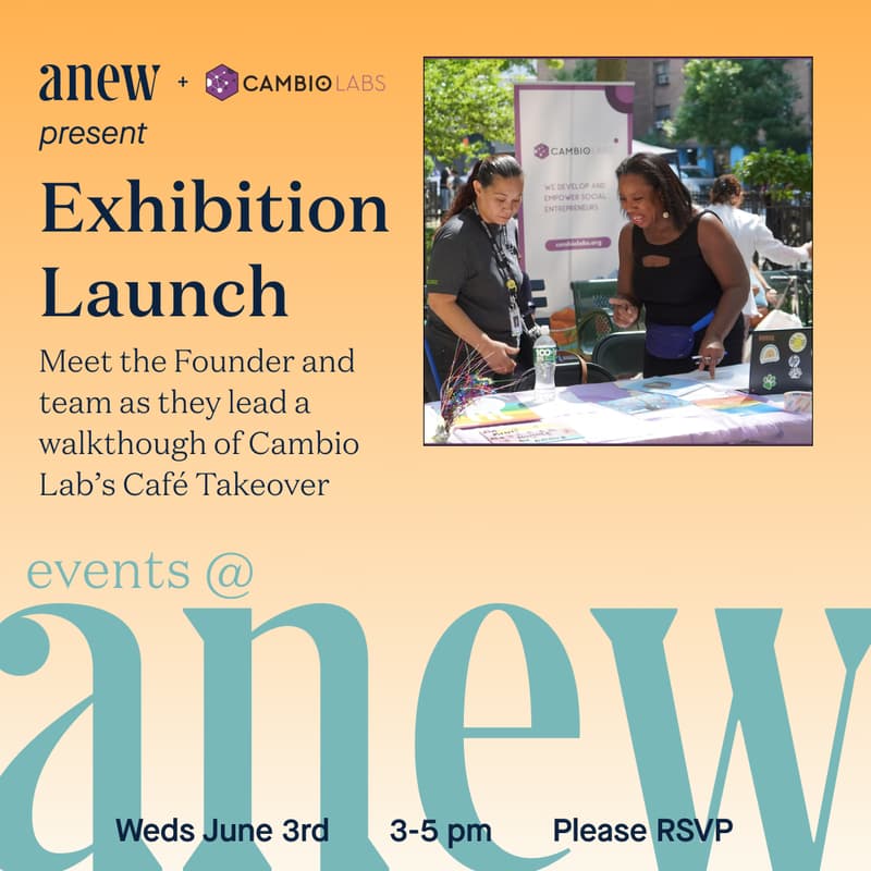 Cover Image for Kickstart Your Social Enterprise: Café Takeover Exhibition Walkthrough with Cambio Labs