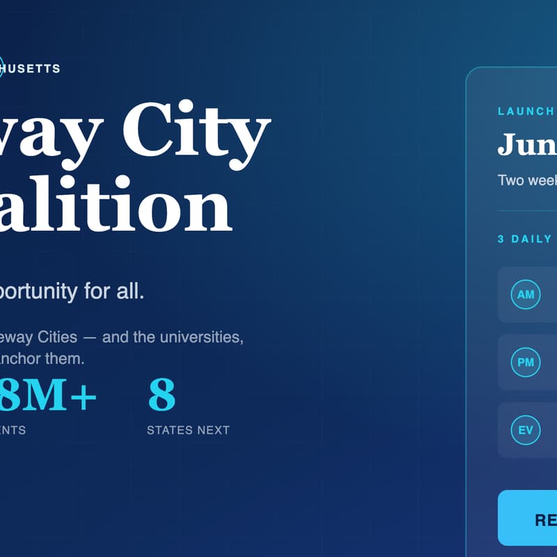 Cover Image for Gateway City AI Coalition — Launch Conversation