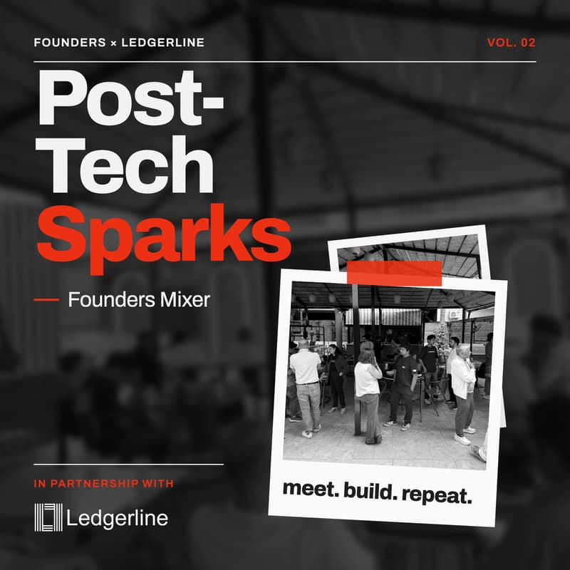 Cover Image for Post-Tech Sparks: Founders Mixer